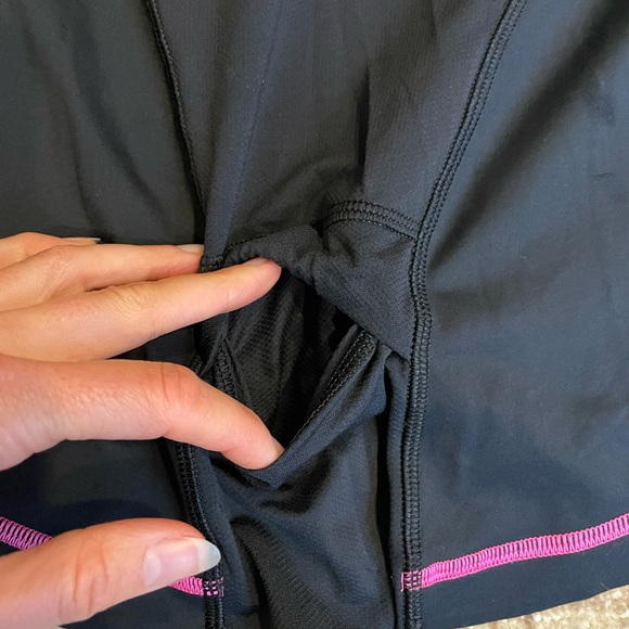 Lululemon Pink and Black Racerback Tank Top - Picture 4 of 7